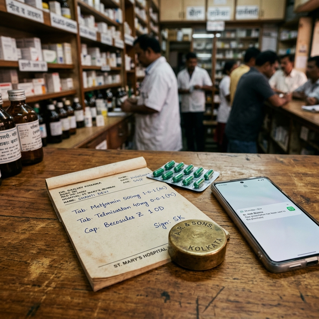 Why the pharmacy counter runs on paper, and why that's the right starting point.