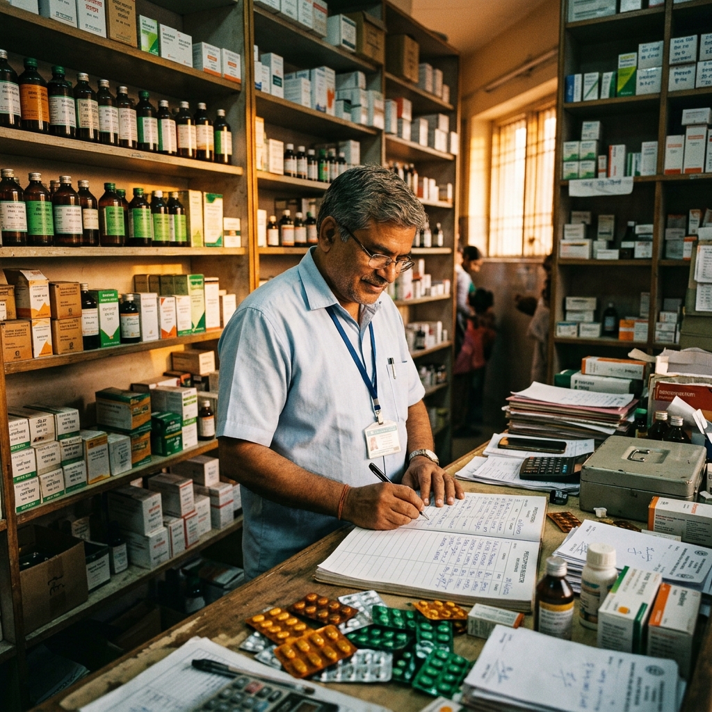 The pharmacist who runs on memory